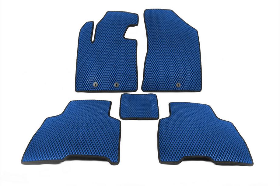 Kia Sorento II XM 2009–2014 EVA-golvmattor 2012-2014 (Blå) Image