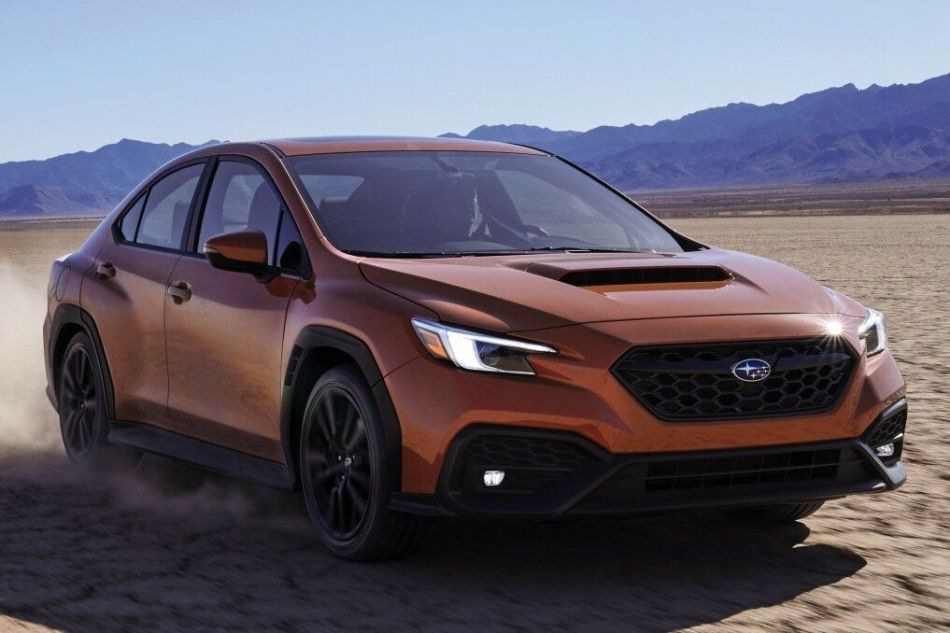 Femte generationen av sport-sedanen Subaru WRX