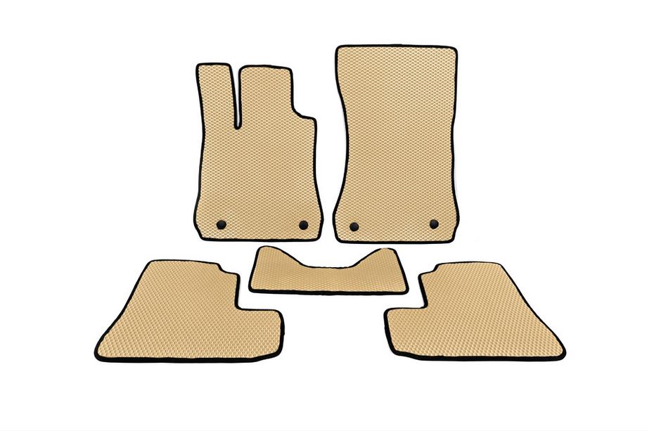 Mercedes S-class W221 2005–2013 EVA golvmattor (Short, beige) Image