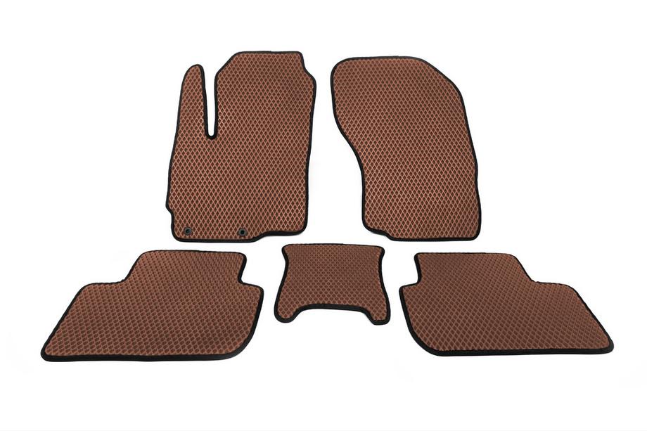 Mitsubishi Outlander 2012–2021 EVA bilmattor (brun) Image