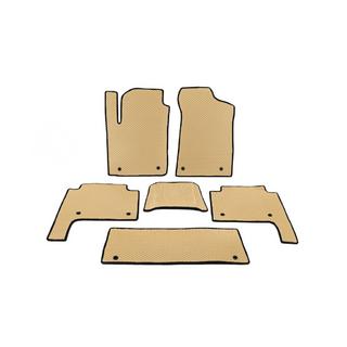 Kupémattor 3 rader (EVA, beige) Nissan Patrol Y62 2010–2024 foto 1
