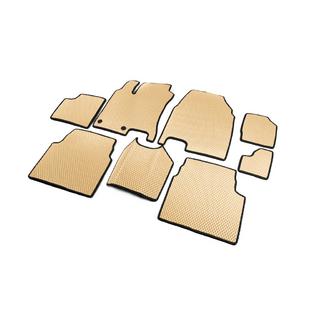EVA kupémattor för +2 (3 rader, beige) Nissan Qashqai 2007–2010 foto 2