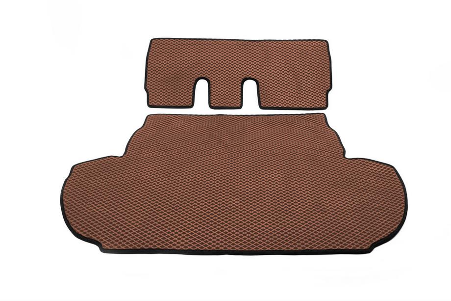 Peugeot 4007 2007–2013 Bagagerumsmatta (EVA, brun) 7-sitsig Image