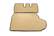 Peugeot 4007 2007–2013 Bagagerumsmatta (EVA, beige) 7-sitsig Med subwoofer foto 2