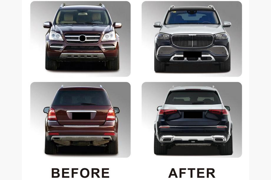 Mercedes GL class X164 2006–2012 Restylingkit för GLS X167 i Maybach-stil Image