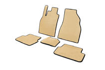 Renault Megane II 2004–2009 EVA bilmattor (Beige) foto 2