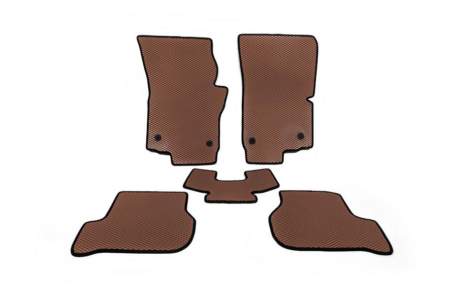 Seat Leon 2005–2012 EVA bilmattor (brun) Image