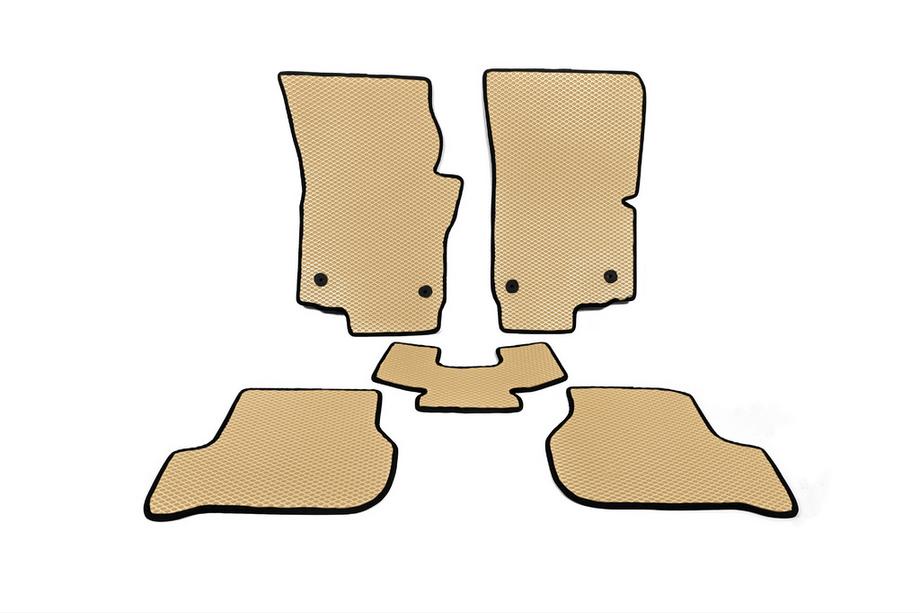 Seat Leon 2005–2012 EVA bilmattor (Beige) Image