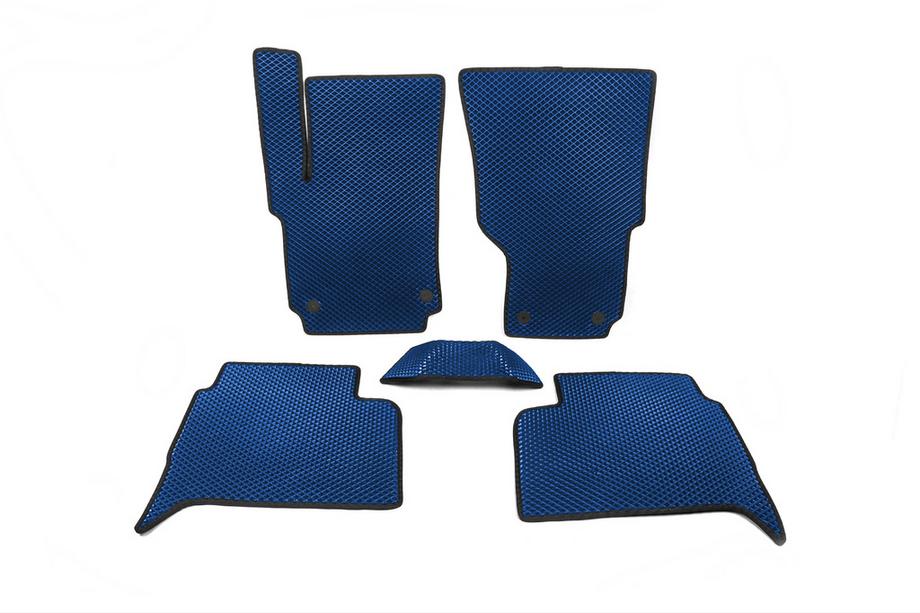 Volkswagen Amarok 2010–2022 EVA-bilmattor (Blå) Image