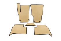 Volkswagen Amarok 2010–2022 EVA bilmattor (Beige) foto 1