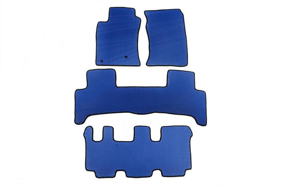 Lexus GX470 2002–2009 EVA-gummimattor (3 rader, blå) Image