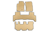 Toyota Land Cruiser Prado 120 2002–2009 EVA-mattor (3 rader, beige) foto 1