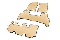 Toyota Land Cruiser Prado 120 2002–2009 EVA-mattor (3 rader, beige) foto 2