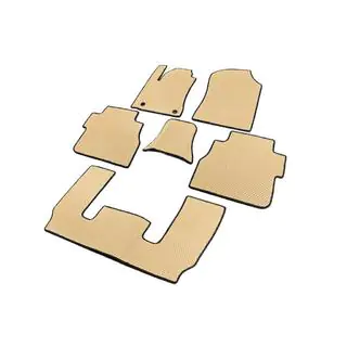 EVA bilmattor för kupén, 3 rader (beige) foto 2