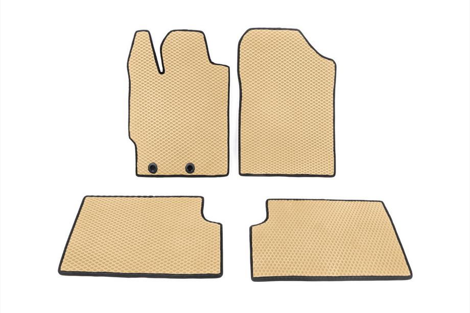 Toyota Yaris 2010–2020 EVA bilmattor för förbränningsmotor (Beige) Image