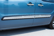 Peugeot Partner Tepee 2008–2018 Dörrlister (4 st, rostfritt stål) OmsaLine – italienskt rostfritt stål foto 1