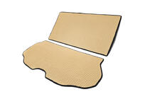 Volvo XC70 2007–2013 Bagagerumsmatta i 2 delar (EVA, beige) foto 2
