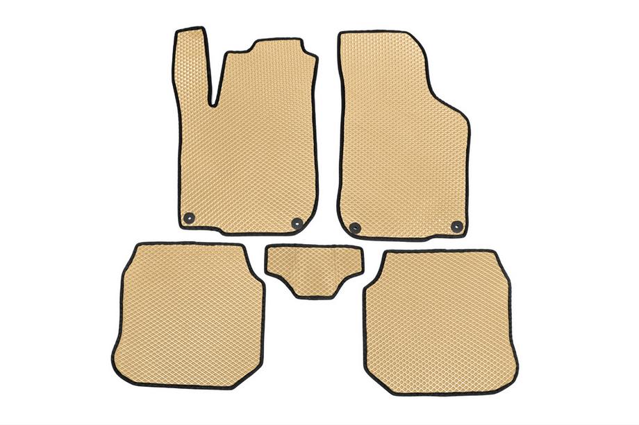 Volkswagen Golf 4 1997–2006 EVA bilmattor (Beige) Image