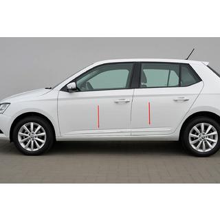 Dörrlister (4 st, rostfritt stål) Skoda Fabia 2014–2021 foto 1