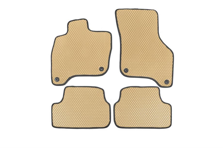 Volkswagen Golf 7/E-Golf 2012–2020 EVA-bilmattor till E-Golf (Beige) Image
