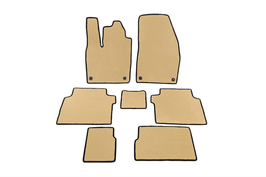 Volkswagen ID.6 2021– EVA bilmattor (Beige) Image