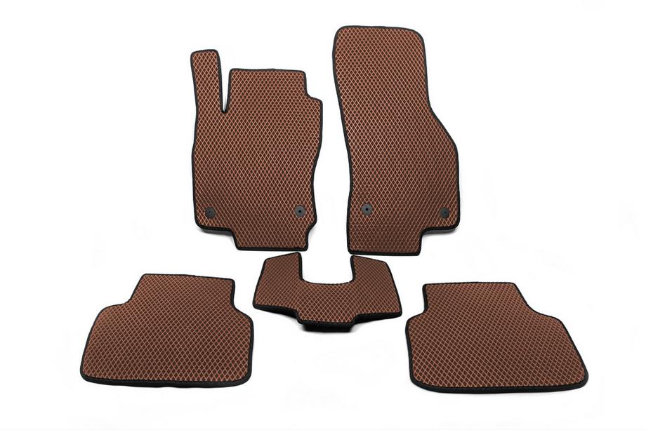 Volkswagen Passat B8 2015–2023 EVA-bilmattor (EU, bruna) Image