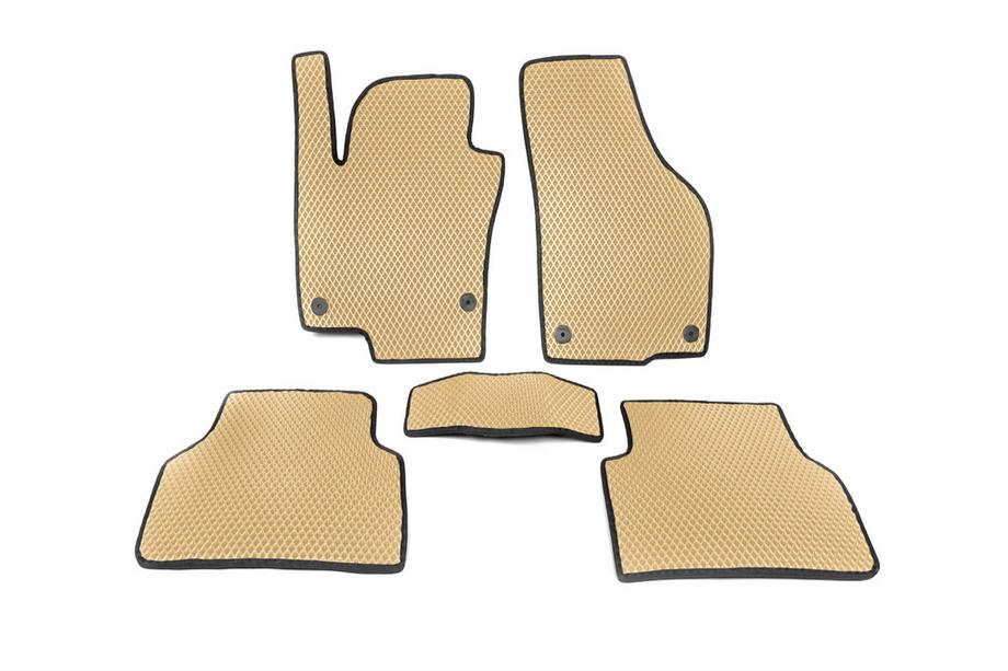 Volkswagen Tiguan 2007–2016 EVA bilmattor (Beige) Image