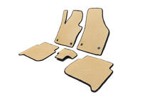 Volkswagen Touran 2010–2015 EVA bilmattor (Beige) foto 2