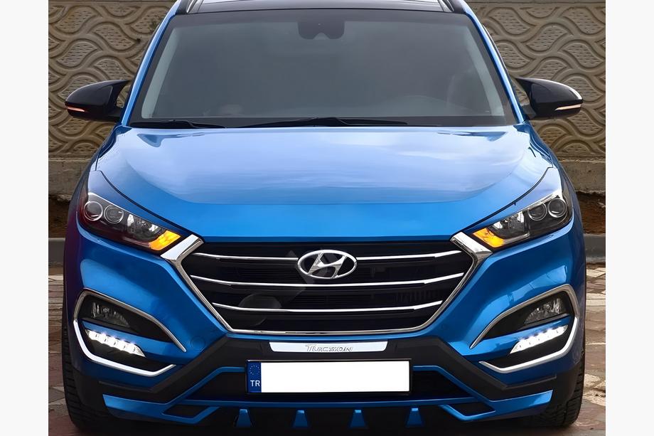 Hyundai Tucson TL 2016–2021 Spegelskåpor BMW-Style (2015-2018, 2 st) Foto 8