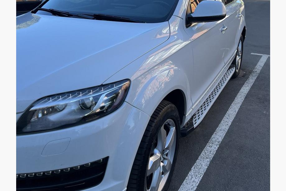 Audi Q7 2005–2015 Sidosteg Shining V1 (2 st, aluminium) Image