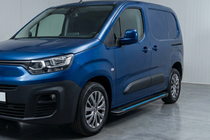 Fiat Doblo III 2023– Sidosteg Maya Blue (2 st, aluminium) foto 1