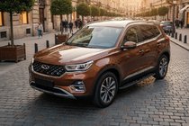 Chery Tiggo 7 2020– Sidosteg Tayga Black (2 st, aluminium) foto 1