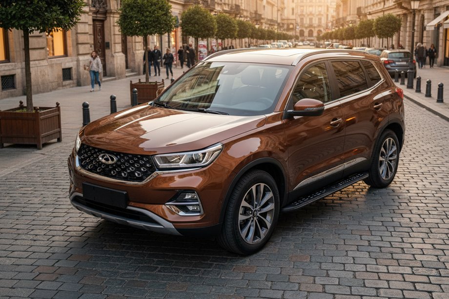 Chery Tiggo 7 2020– Sidosteg Tayga Black (2 st, aluminium) Image