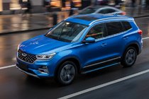 Chery Tiggo 7 2020– Sidosteg Maya Blue (2 st, aluminium) foto 1