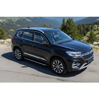 Sidosteg Fullmond (2 st, aluminium) Chery Tiggo 8 2017– foto 1