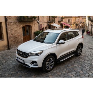 Sidosteg Allmond Grey (2 st, aluminium) Chery Tiggo 8 2017– foto 1
