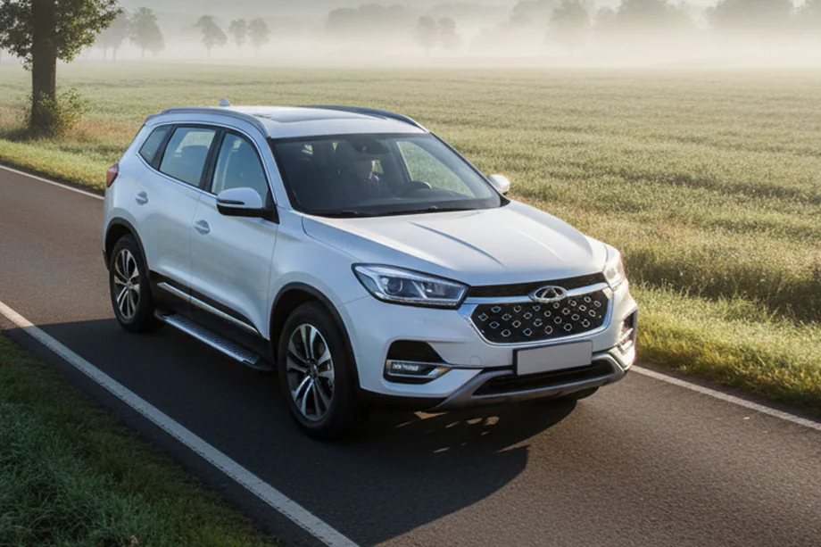 Chery Tiggo 8 2017– Sidosteg Line (2 st, aluminium) Image