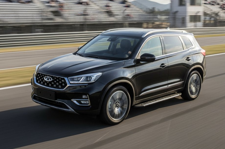 Chery Tiggo 8 2017– Sidosteg Duru (2 st, aluminium) Image