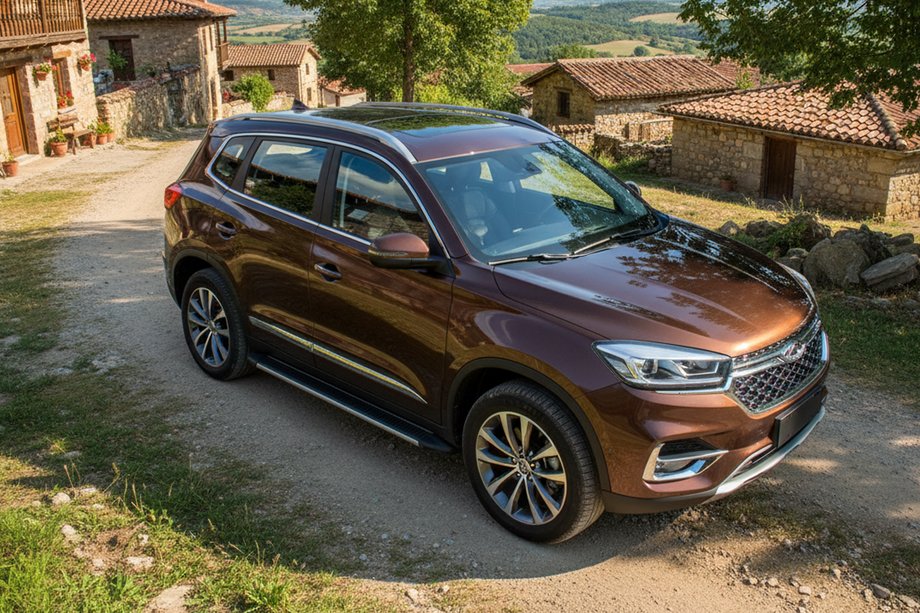 Chery Tiggo 8 2017– Sidosteg Maya V1 (2 st, aluminium) Image