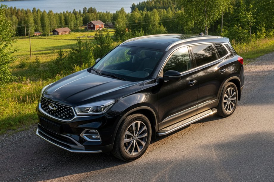 Chery Tiggo 8 2017– Sidosteg Maydos V2 (2 st, aluminium) Foto 1