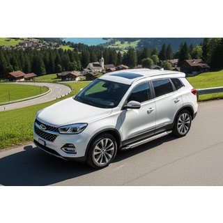 Sidosteg Rainbow (2 st, aluminium) Chery Tiggo 8 2017– foto 1