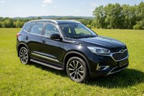 Chery Tiggo 8 2017– Sidosteg Tayga Black (2 st, aluminium) foto 1