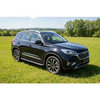 Sidosteg Tayga Black (2 st, aluminium) foto 1