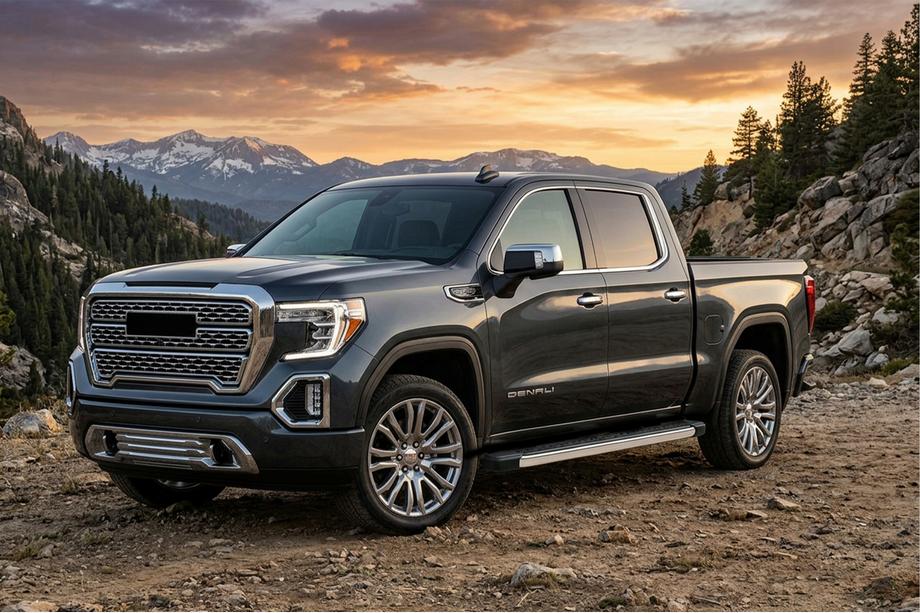 GMS Sierra 2019– Blackline sidosteg (2 st, aluminium) Image