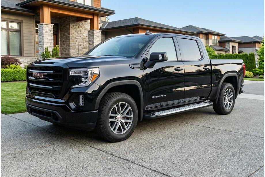 GMS Sierra 2019– Sidosteg Allmond Grey (2 st, aluminium) Image