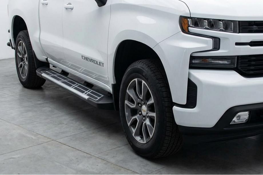 Chevrolet Silverado 2019– Sidosteg Sunrise (2 st, aluminium) Image