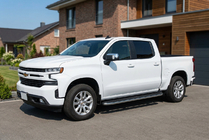 Chevrolet Silverado 2019– Sidosteg Tayga Grey (2 st, aluminium) foto 1