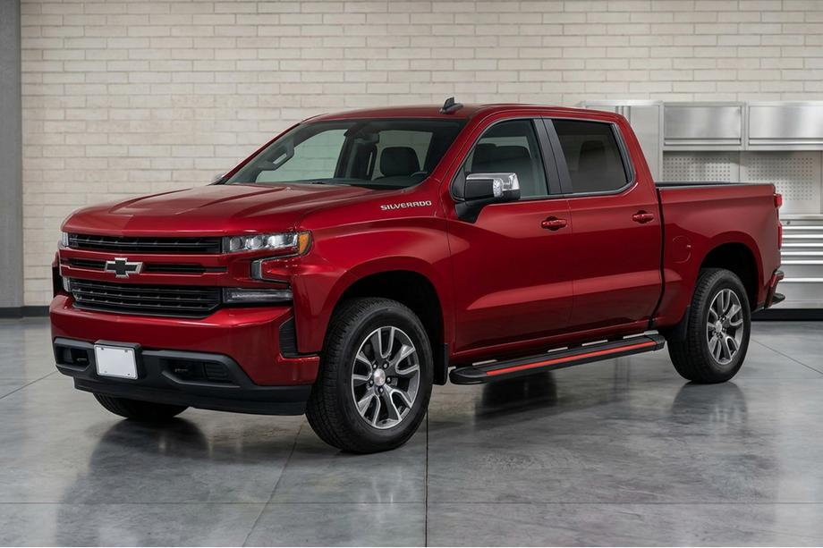 Chevrolet Silverado 2019– Sidosteg Maya Red (2 st, aluminium) Image
