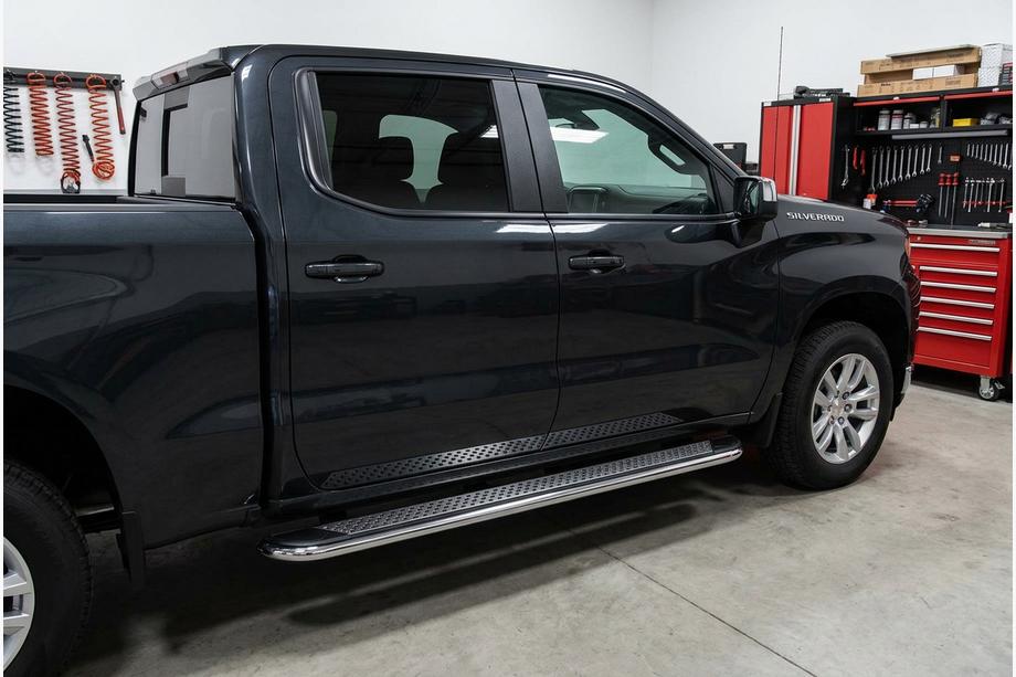 Chevrolet Silverado 2019– Sidosteg Maydos V2 (2 st, aluminium) Image