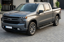 Chevrolet Silverado 2019– Sidosteg Bosphorus Grey (2 st, aluminium) foto 1